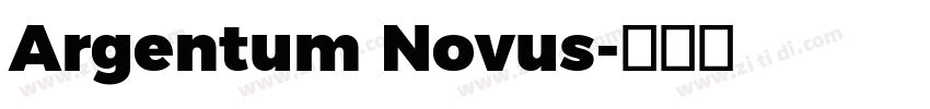 Argentum Novus字体转换